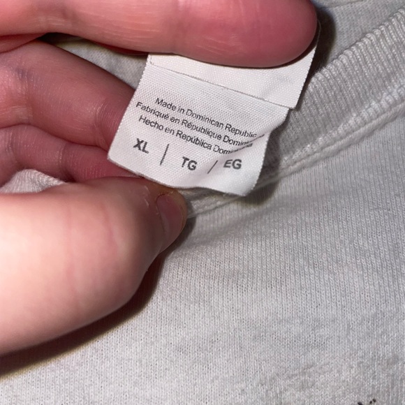 oversized cropped recycle eye tee - Picture 2 of 3